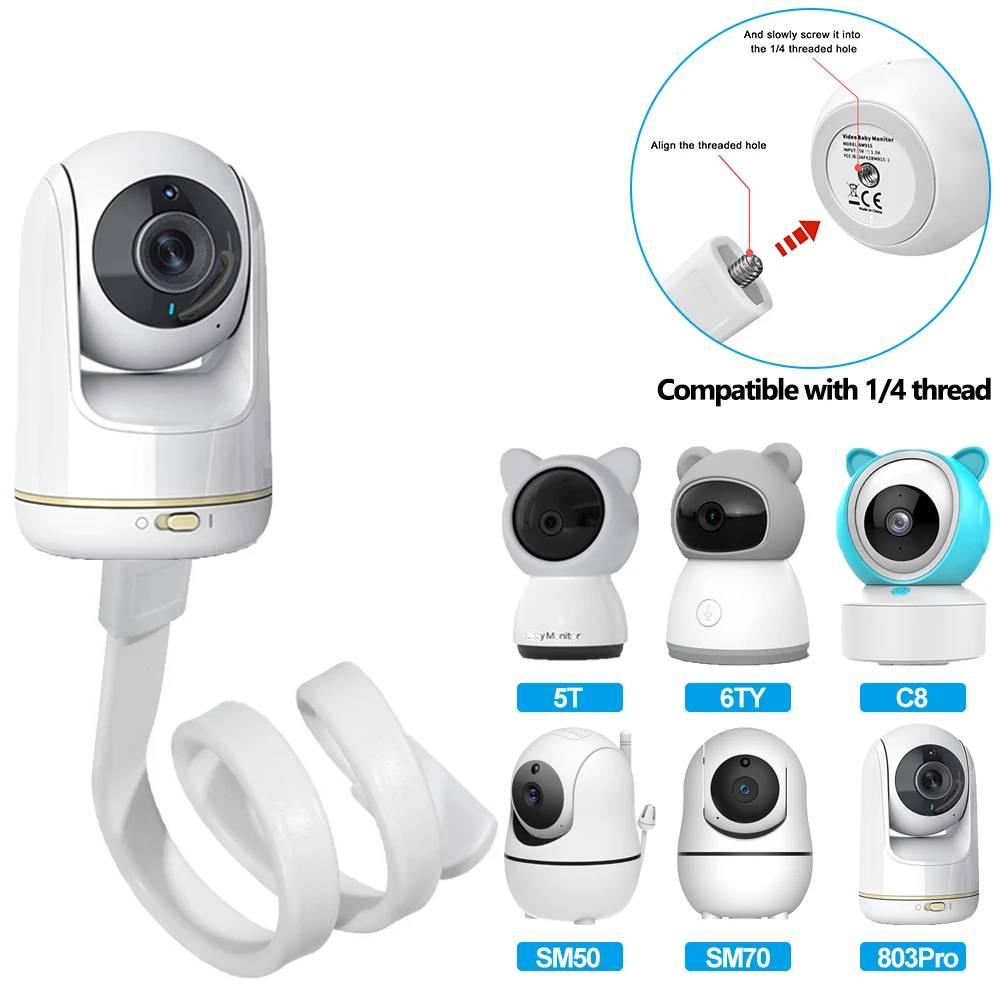 Baby Monitor Sensor - Baby Monitor Holder Flexible Baby Cam