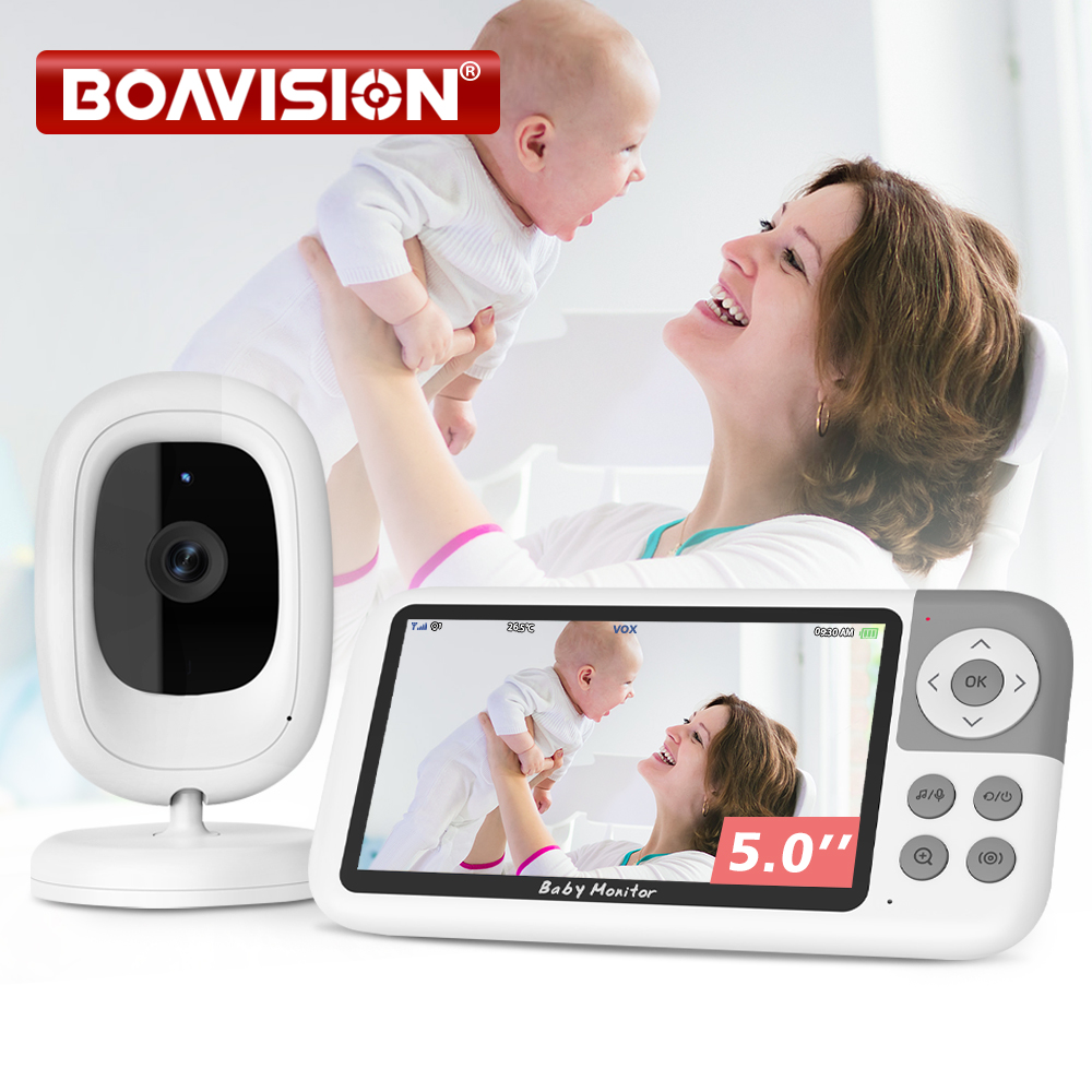 Baby Monitor Sensor - 5.0 inch 720P Video Baby Monitor
