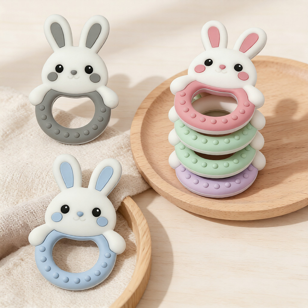 1Pcs Baby Teether Silicone Toy - Baby Products Nipples 评论和价格