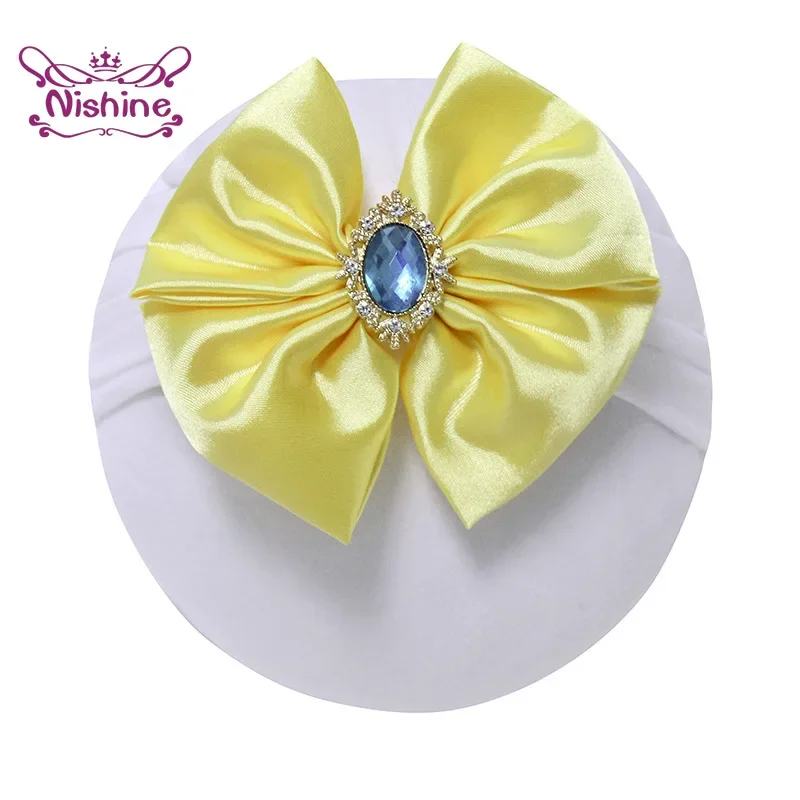 1PCS Solid Color Satin Bowknot - Baby Products Organic 评论和价格
