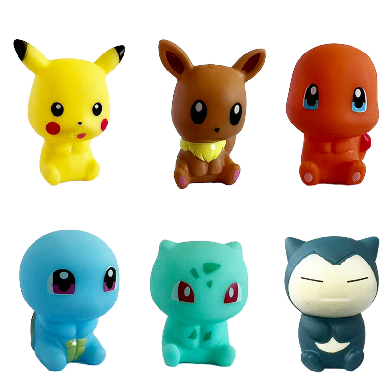 6Pcs Pokemon Bath Toys Pikachu - Baby Products Combo 评论和价格