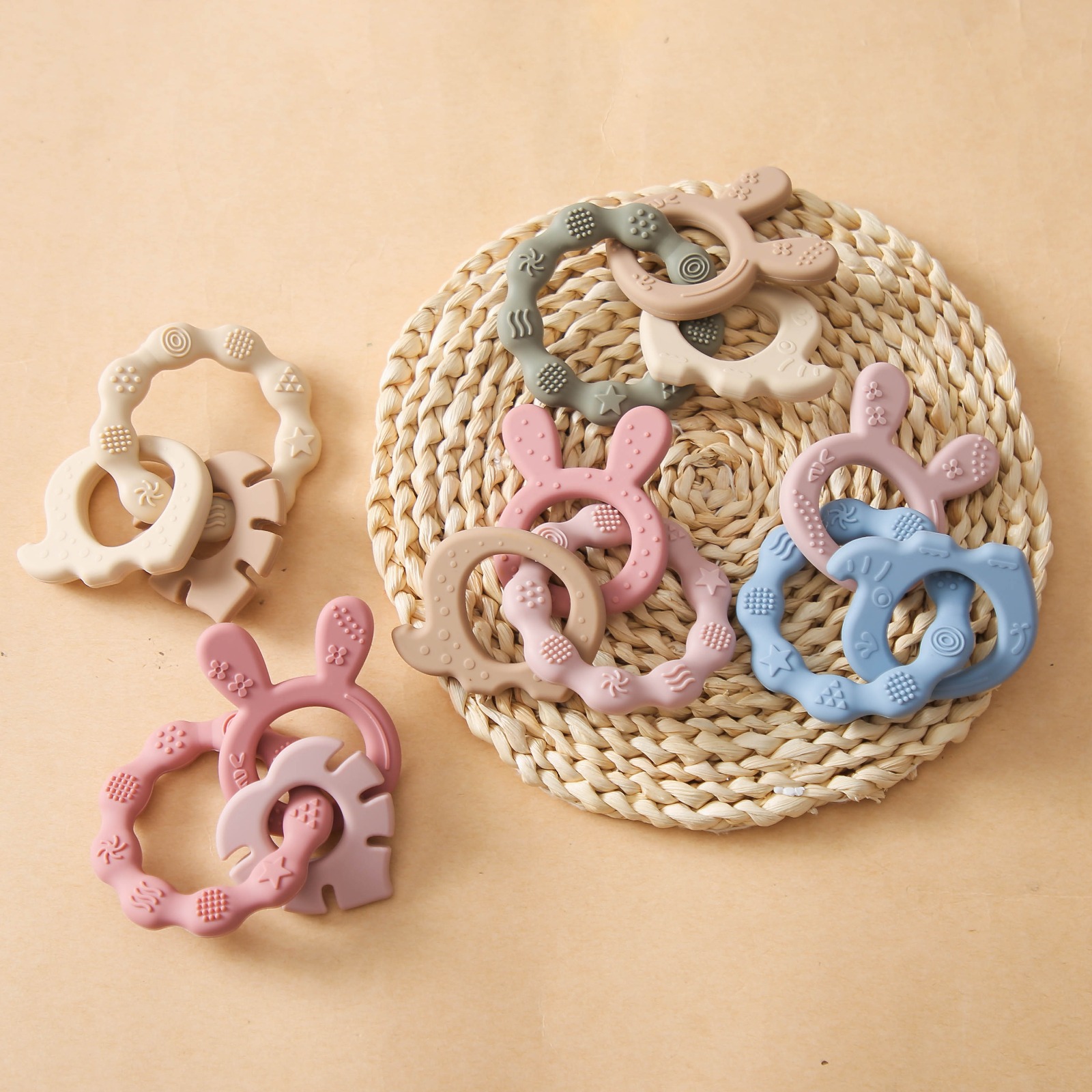 Silicone Baby Teether Safe BPA - Baby Products For Gift 评论和价格