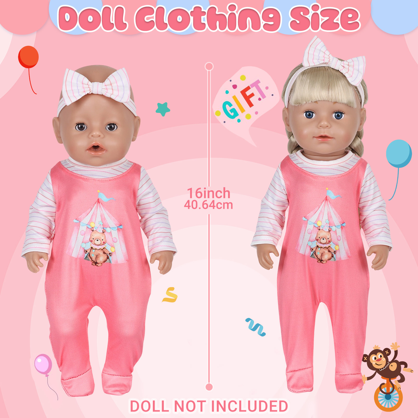 Doll Clothes for 16-18inch 40- - Baby Products Gift 评论和价格