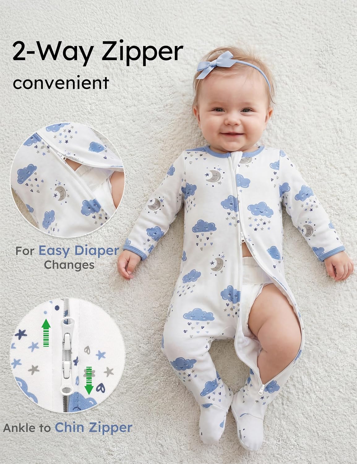 Baby Pajamas 100% Organic Cott - Baby Products Organic 评论和价格