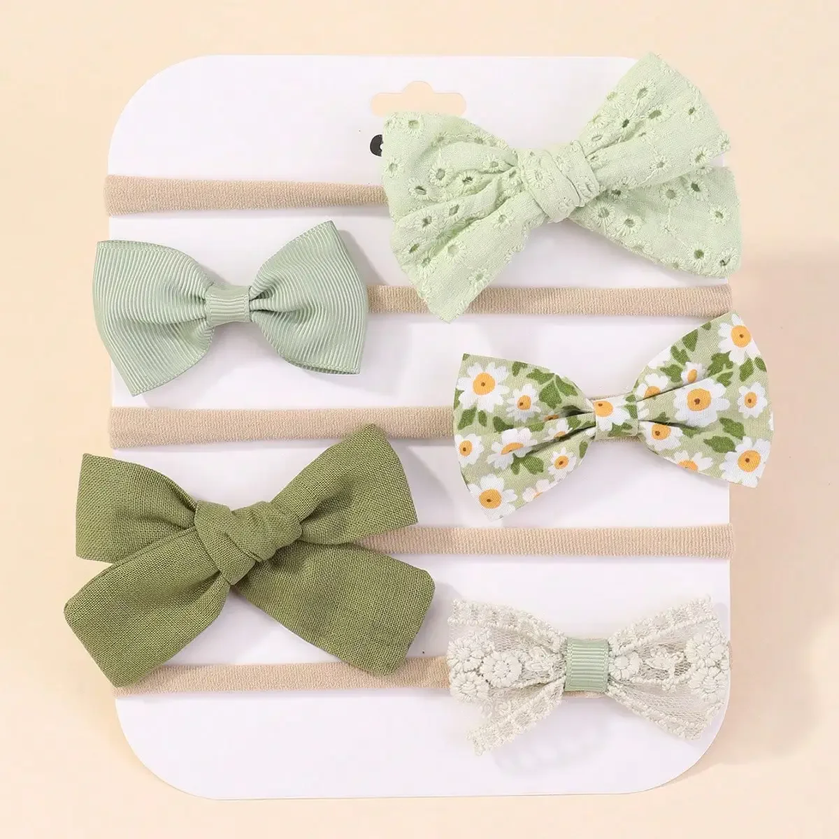 5Pcs/Set Baby Elastic Headband - Baby Products Gift 评论和价格